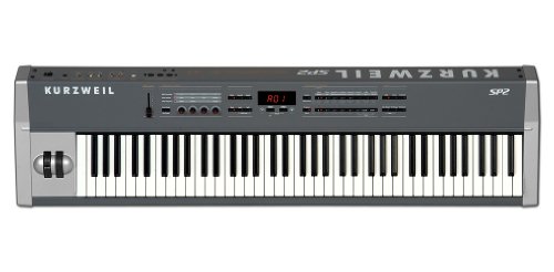 Kurzweil SP2 76 Note Digital Stage Piano and Midi Controller, Semi Weighted Action Keys, 64 Programs, Polyphony Split Layer, DSP FX, Gray