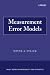 Measurement Error Models (Wiley Series in Probability and Statistics)
