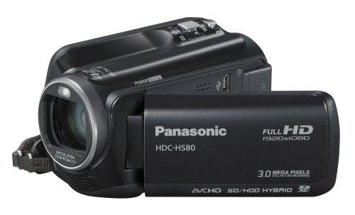 Panasonic HDC-HS80EG-K Full HD Camcorder (120 