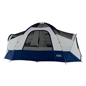 Wenzel Cedar Brook 12- by 7-Foot, 4 Person 2 Room Family Dome Tent