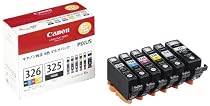 キヤノン インクタンクBCI-326 (BK/C/M/Y/GY) + BCI-325 マルチパック BCI-326+325/6MP