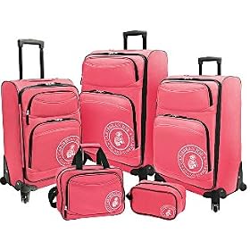 Buy Caribbean Joe Coral Reef 5-Piece Spinner Luggage Set by Caribbean Joe