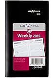DayMinder Weekly Pocket Planner 2015, 3-5/8 x 6-1/16 Inch Page Size, Black (SK4800)
