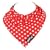 Skibz Dribble Bib - Red Spot
