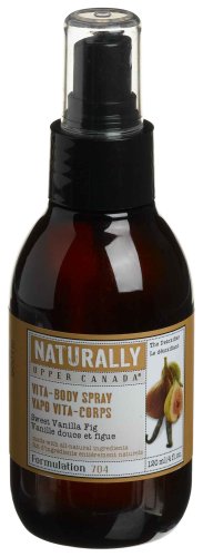 Upper Canada Soap & Candle Sweet Vanilla Fig Vita-body Spray, 4-Ounces (Pack of 2) by Upper Canada Soap & Candle
