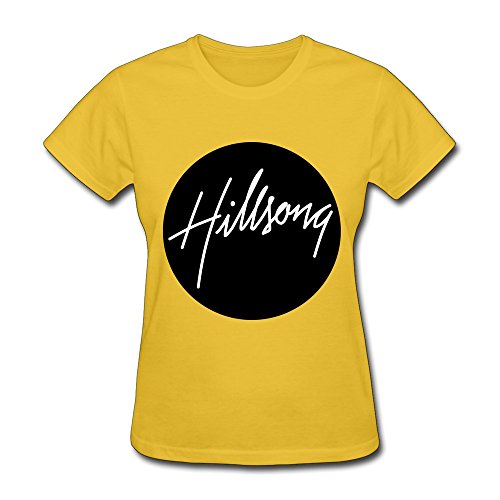 ZEKO Women's T Shirt Hillsong United Size XL Yellow