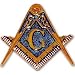 Freemason Auto Emblem Decal Masonic Car Emblem Freemason Auto Emblem Decal Masonic Car Emblem