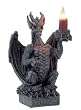 DRAGON CANDLE HOLDER - Light Keeper Gothic Ornament by Nemesis Now