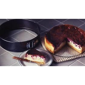 Jobar's Non Stick Bakeware Spring Form 9 Pan With Glass Bottom by DEALICIOUS