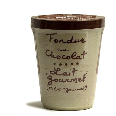 Aux Anysetiers du Roy - Gourmet Milk Chocolate Fondue in Pottery Crock - 7oz by Apple Cherry Sauces