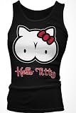 Hello Titty Juniors Tank Top, Funny Trendy Kitty Titty Juniors Boy Beater
