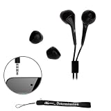 eBigValue: Black Crystal Clear High Quality HD Noise Filter Earbuds Earphones Headphones ( 3.5mm Jack ) for New Apple iPod Touch 4 ( 4th Generation 8GB, 16GB, 32GB )