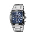 Casio EF-515D-2A Edifice EF515D-2A Blue Dial Chronograph Stainless Steel Mens Watch