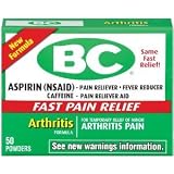 BC Arthritis Formula Powder, 50-Count (PACK OF 2)