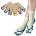 Flip Flop Toe Socks Fun Casual Playful Assorted Novelty Footwear Apparel