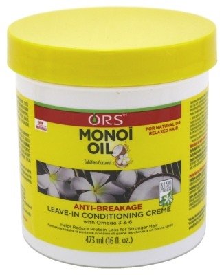 Ors Monoi Oil Anti-Breakage Leave-In Conditioner Creme 16oz Jar