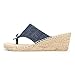 White Mountain Women's Bandana Thong Wedge Sandal