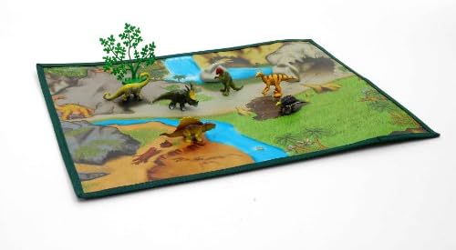 World Animals Mini Dinosaur with Playmat Set