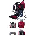 Deuter Kid Comfort MS 2012 Kindertrage + Sonnen- & Regendach - cranberry granite