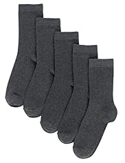 5 Pairs of Freshfeet™ Cotton Rich School Socks