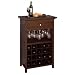 Wine Cabinet with Drawer and Glass Holder