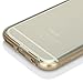 iPhone 6 Plus Case, oneCase™ LED Case Incoming Call LED Blink/Flash Hybrid Case Cover, Clear Soft TPU Back Cover with Hard PC Bumper Case for Apple iPhone 6 Plus (5.5 inch Screen) (Clear/Gold)