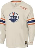 Edmonton Oilers -Putty- Vintage Logo Long Sleeve Jersey