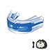 Brain-Pad LoPro+ Double Laminated Strap/Strapless YOUTH Mouthguard (Blue/Clear)