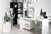 Schreibtisch White Club 150×70 Weiss Hochglanz zerlegt by Kare Design