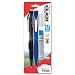 Pentel Twist Erase CLICK  Automatic Pencil with 2 Eraser Refills and Lead, 0.7mm, Assorted Barrels, 2 Pack (PD277TLEBP2)