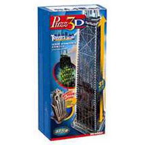 Image of - 3D John Hancock Center and Bonus Tribune Tower Puzzle 375pc