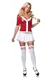 3Pc Varsity Vixen Sexy Holiday Party Costume