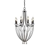 IMAGE OF Elk Lighting Provence Silver Chandelier