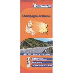 Champagne-Ardenne (Michelin Regional Maps)