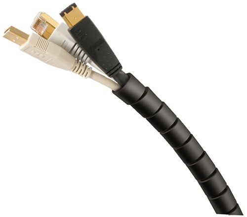 Monster CIT SBK-8 Small Diameter Black Cable-It Wire Management System (8 feet)