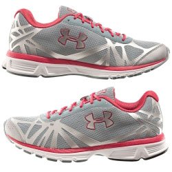 Under Armour Reign Laufschuh Damen Farbe: silbergrau/silber/pink, Größe: 40