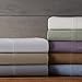 Amazon Brand – Pinzon 400-Thread-Count Hemstitch Egyptian Cotton Sheet Set - Queen, Chestnut