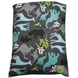 Itzy Ritzy Zippered Wet Bag, Urban Jungle Blue