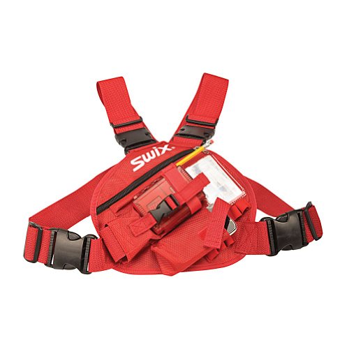 Swix Ski Gear Coach and Radio Vest, Red/Black Sporting Goods Winter