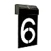 Matterinc Solar LED Number 6 - Black
