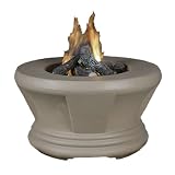 41fxsxz%2BN3L. SL160  California Outdoor Concepts Cardiff Fire Pit   Chat Height, Base Finish: Adobe, Firebowl Accent: Copper Glass