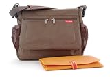 Skip Hop Via Messenger Diaper Bag Brown
