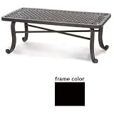 Meadow Dcor Athena 22 ft X 44 ft Coffee Table - Black Finish