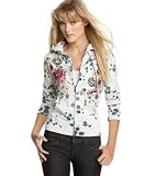 Lucky Brand Jeans Cherry Blossom Zip-Up Hoodie