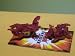 Bakugan Pyrus Sky 720g & Gaia 860g Dragonoid "Double Trouble" 1580G (Loose) w...