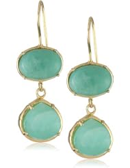 Coralia Leets Jewelry Design "Riviera Collection" Oval and Tear Drop French Wire Earrings