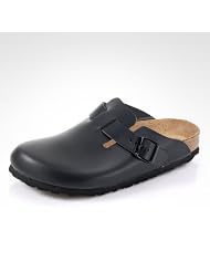 Birkenstock Boston Naturleder, Unisex Clogs