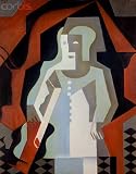 Wallmonkeys Peel and Stick Wall Decals - Pierrot by Juan Gris - Removable Graphic