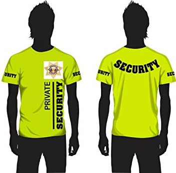 Security - Staff Neon 4 Sides - Mens Cotton T-shirt (3-XLarge)