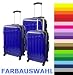 IMEX® Hartschalen-Kofferset aus Polycarbonat - Trolley Koffer Reisekoffer als Set oder einzeln lieferbar * verschiedene Grössen und Farben * 78/68/58 cm 115/71/45 L * Ultraleicht mit 4 Rollen 360°